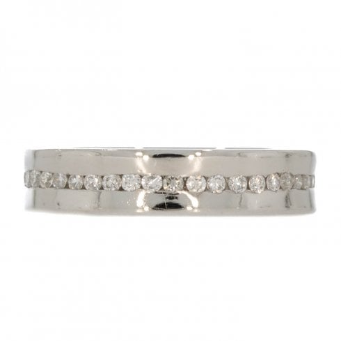 Platinum Diamond Wedding Band