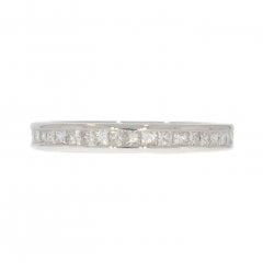 Platinum Princess cut Diamond Full Eternity Ring