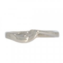 Shaped Platinum Wedding Band
