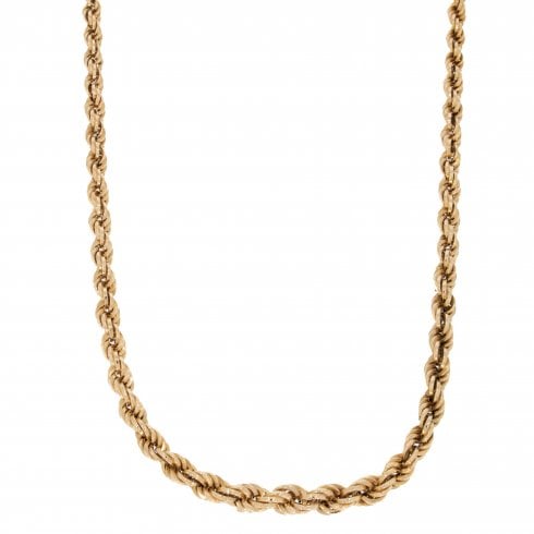 Vintage 16.5" Gold Rope Chain