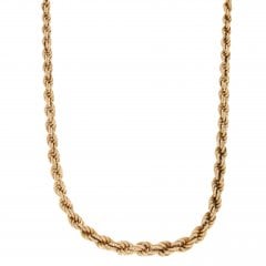 Vintage 16.5" Gold Rope Chain