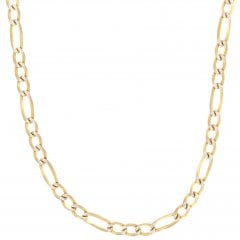 Vintage 16" Gold Two-colour Figaro Link Chain