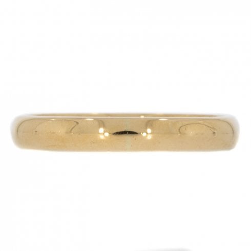 Vintage 2.5mm Gold Wedding Band