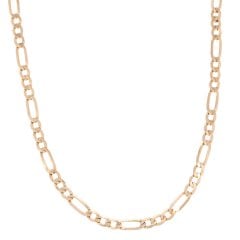 Vintage 23" Gold Figaro Link Chain
