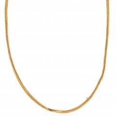 Vintage 31" Gold Foxtail Link Chain