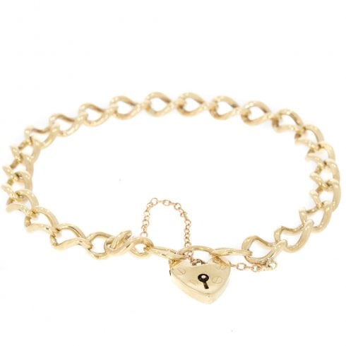Vintage 9ct Gold Curb link Bracelet