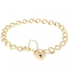 Vintage 9ct Gold Curb link Bracelet