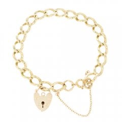 Vintage 9ct Gold Curb link Bracelet
