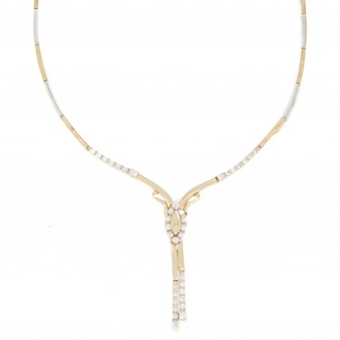 Vintage Cubic Zirconia Collarette