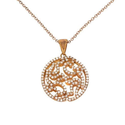 Vintage Cubic Zirconia Pendant