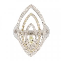 Vintage Diamond Cocktail Ring