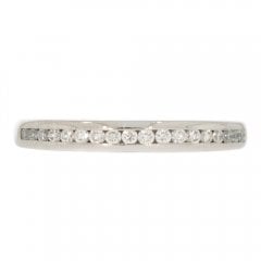 Vintage Diamond Half Hoop Ring