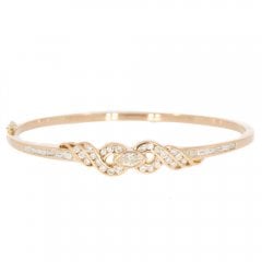 Vintage Diamond Hinge Bangle