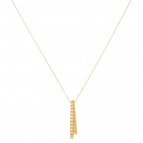 Vintage Diamond Line Pendant