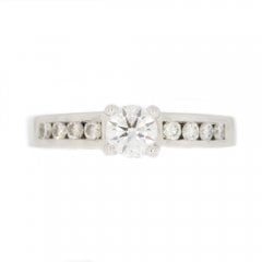 Vintage Diamond Solitaire Ring