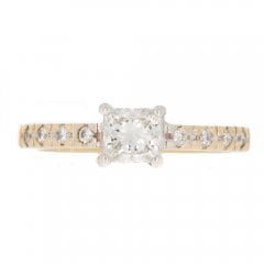 Vintage Diamond Solitaire Ring