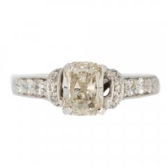 Vintage Diamond Solitaire Ring