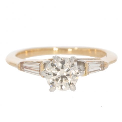 Vintage Diamond Solitaire Ring