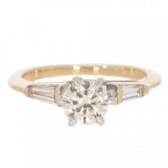 Vintage Diamond Solitaire Ring