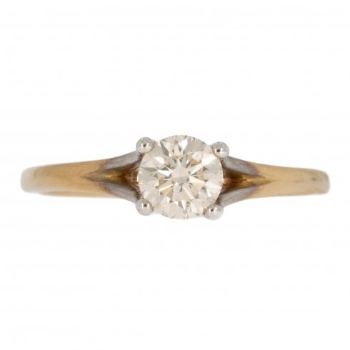 Vintage Diamond Solitaire Ring