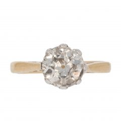 Vintage Diamond Solitaire Ring