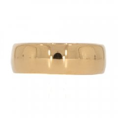 Vintage Gold 6mm Wedding Band