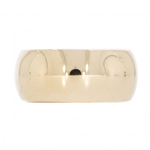 Vintage Gold 9mm Wedding Band