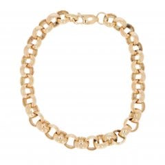 Vintage Gold Belcher Link Bracelet