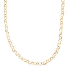 Vintage Gold Belcher Link Chain