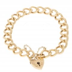 Vintage Gold Curb Link Bracelet