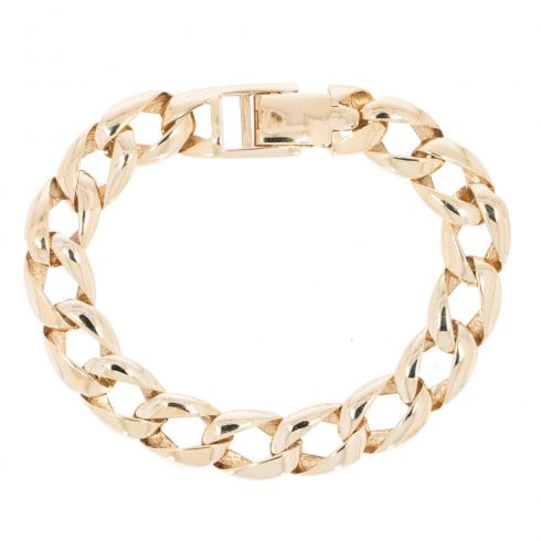 Vintage Gold Curb Link Bracelet