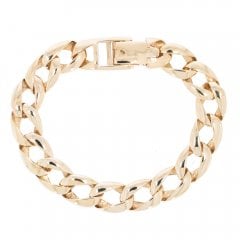 Vintage Gold Curb Link Bracelet