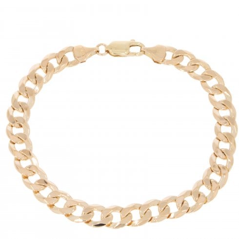 Vintage Gold Curb Link Bracelet