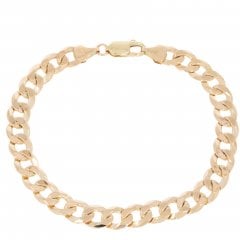 Vintage Gold Curb Link Bracelet
