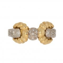 Vintage Gold Diamond Dress Ring