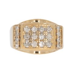 Vintage Gold Diamond Dress Ring