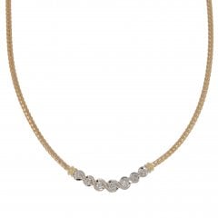 Vintage Gold Diamond Necklace