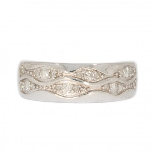 Vintage Gold Diamond-Set Band