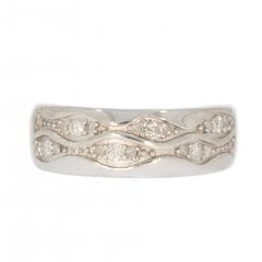 Vintage Gold Diamond-Set Band