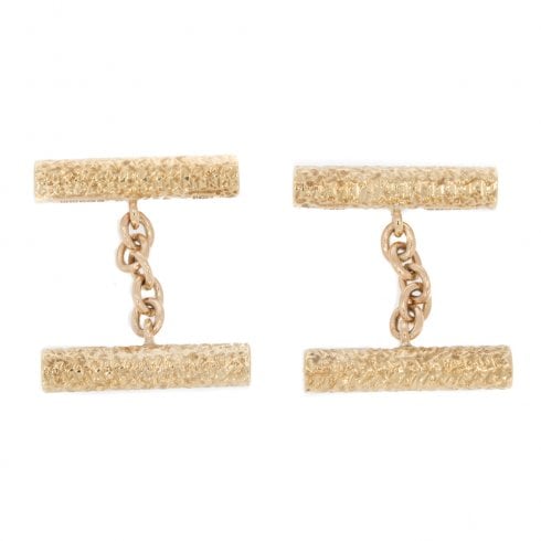Vintage Gold Double Bar Cufflinks