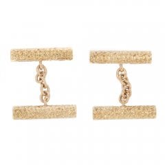 Vintage Gold Double Bar Cufflinks