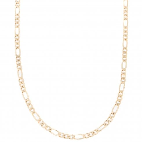 Vintage Gold Figaro Link Chain