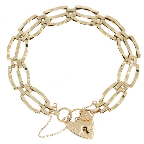 Vintage Gold Gate link Bracelet