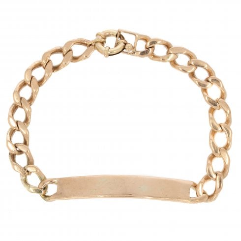 Vintage Gold ID Curb Bracelet