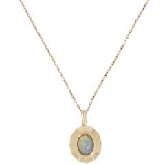 Vintage Gold Opal Pendant