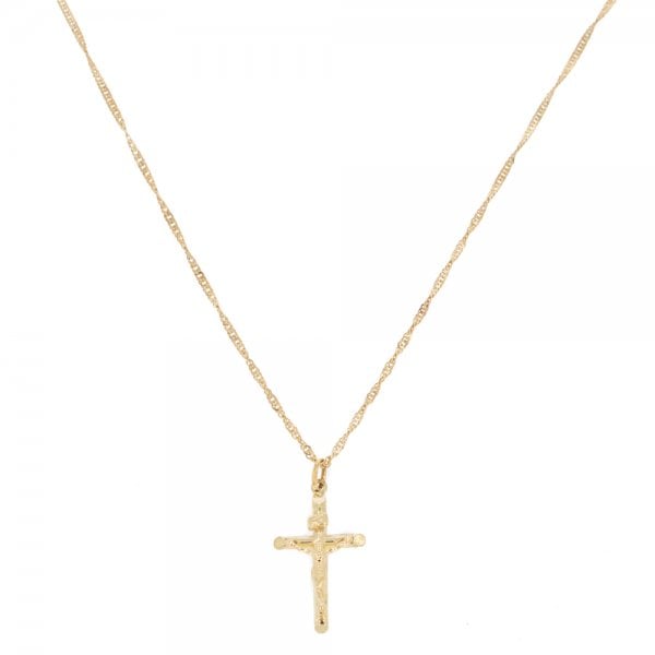 CARISSIMA Damen-Singapurkette 9kt Gelbgold | 41 Cm, Diamant Cut Prince Wales Kette