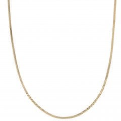 Vintage Gold Serpentine Link Chain