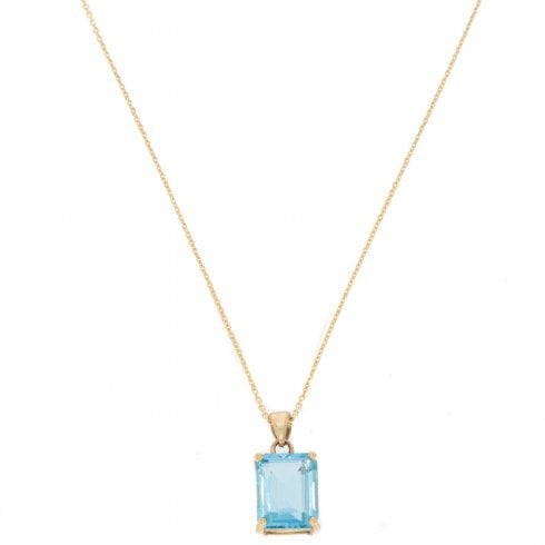 Vintage Gold Topaz Pendant