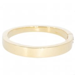 Vintage Heavyweight Plain Hinged Bangle