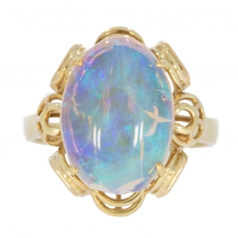 Vintage Opal Dress Ring